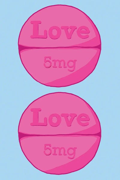Pills: Love Love Pill Blue by Jaymie Metz