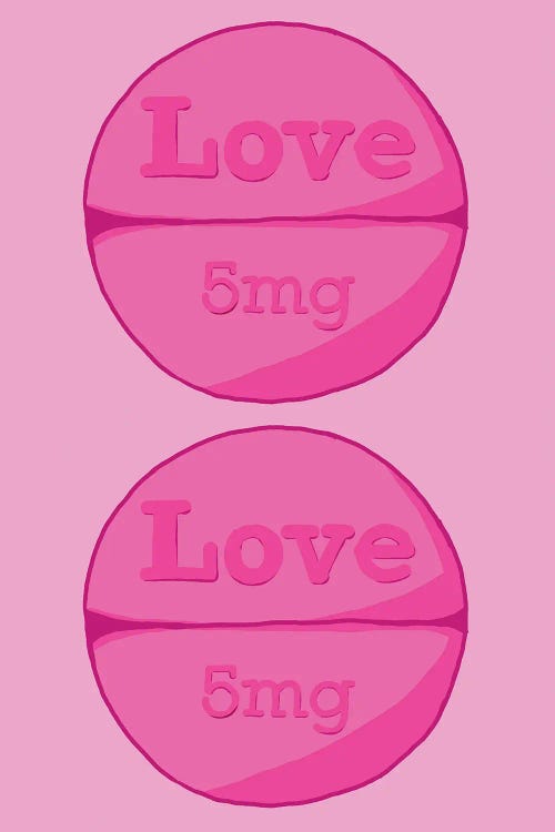 Love Love Pill Pink