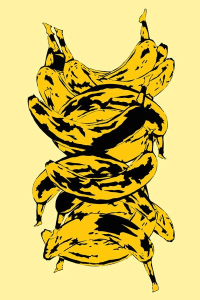 Jaymie Metz: Band Of Bananas Yellow by Jaymie Metz