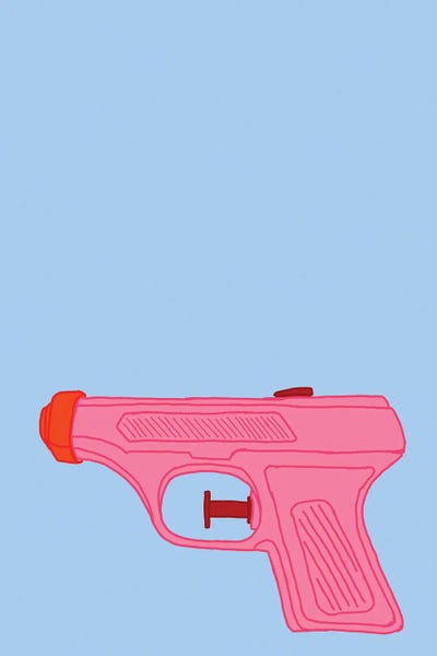 Jaymie Metz: Pink Squirt Gun by Jaymie Metz