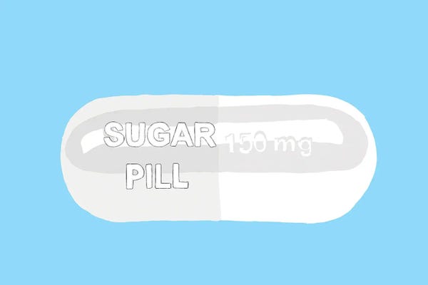 Pills: Sugar Pill Blue by Jaymie Metz