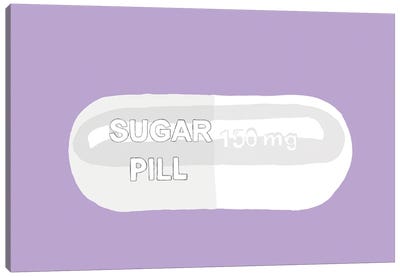 Sugar Pill Lavender Canvas Art Print - Pills