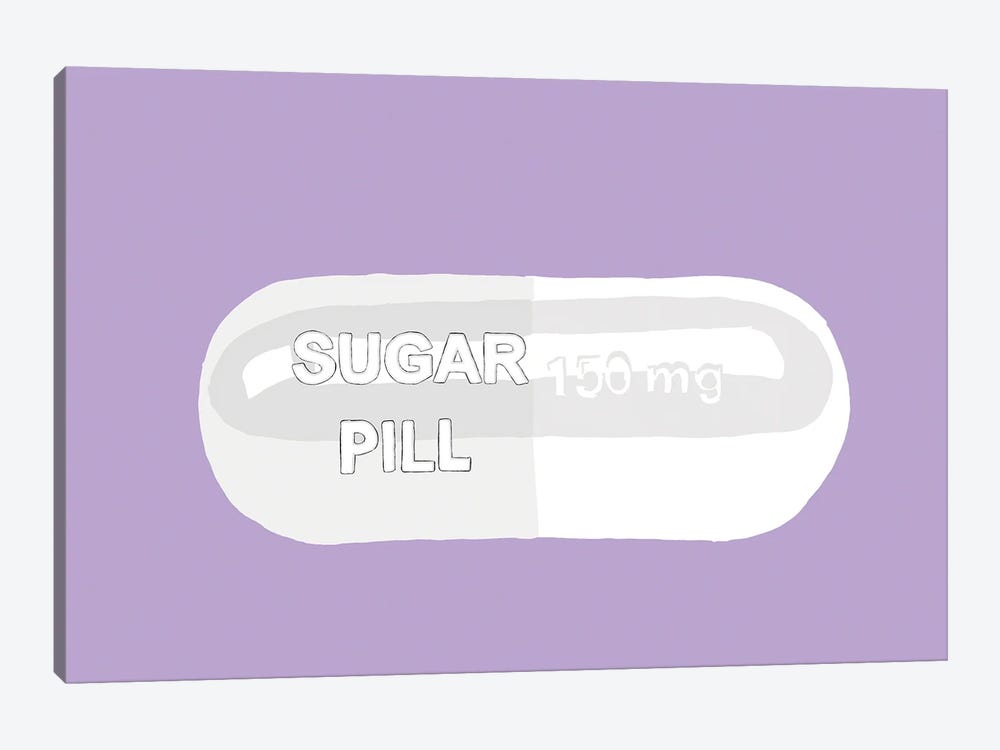 Sugar Pill Lavender by Jaymie Metz 1-piece Art Print