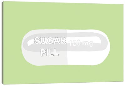 Sugar Pill Mint Canvas Art Print - Pills
