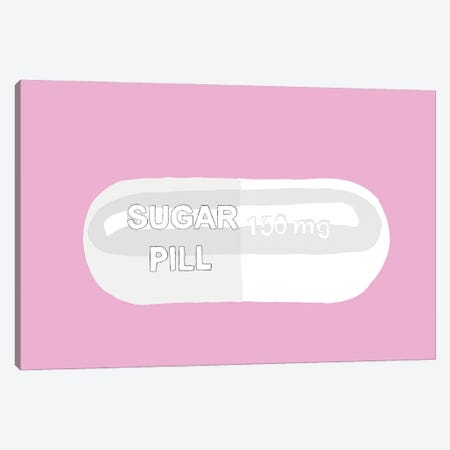 Sugar Pill Pink Canvas Print #JYM132} by Jaymie Metz Canvas Print