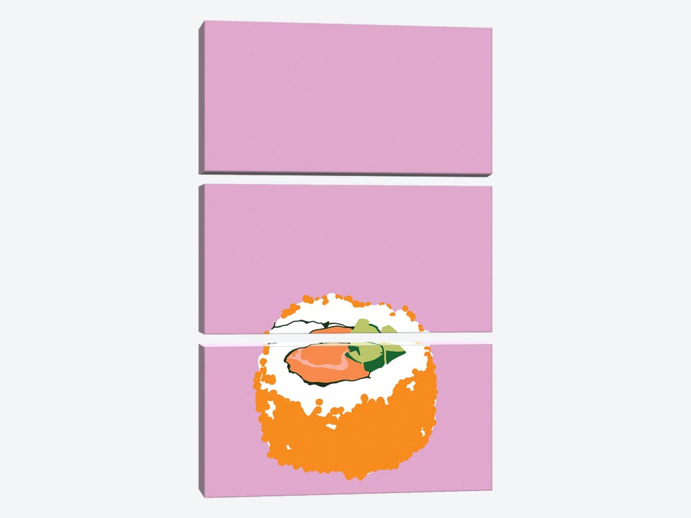Sushi by Jaymie Metz 3-piece Canvas Wall Art