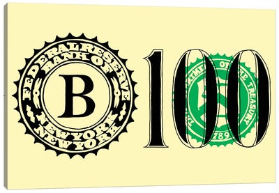 Bank Note Canvas Art Print - Money Art