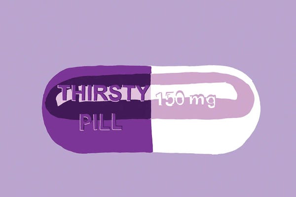 Pills: Thirsty Pill Lavender by Jaymie Metz