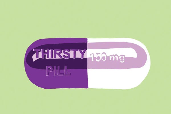 Pills: Thirsty Pill Mint by Jaymie Metz