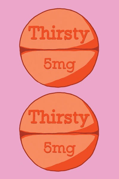 Jaymie Metz: Thirsty Thirsty Pill Pink by Jaymie Metz
