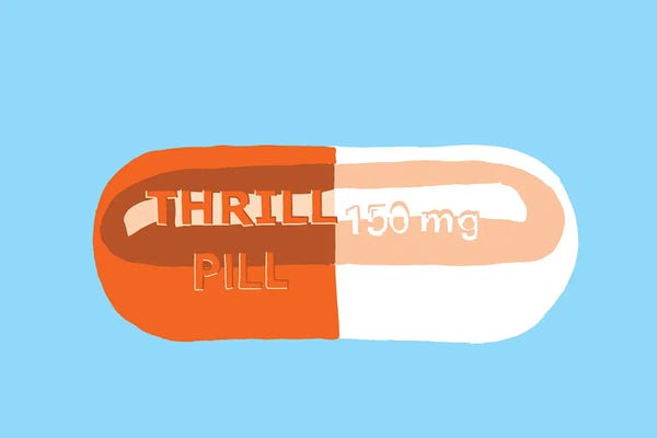 Pills: Thrill Pill Blue by Jaymie Metz