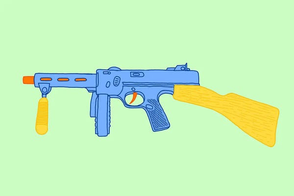 Weapons & Artillery: Tommy Gun by Jaymie Metz