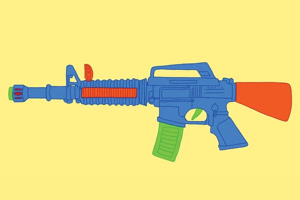 Weapons & Artillery: Toy M-16 by Jaymie Metz