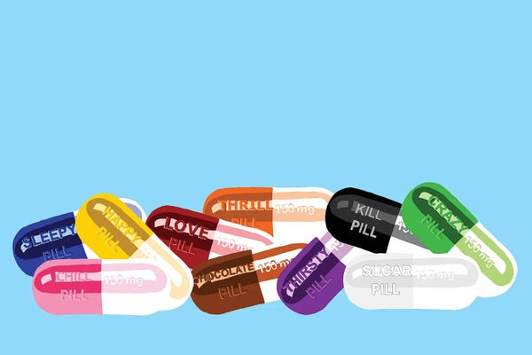 Jaymie Metz: Chill Pill Party Blue by Jaymie Metz
