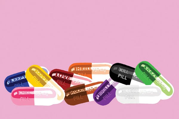 Pop Culture: Chill Pill Party Pink by Jaymie Metz