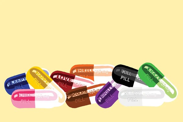Pills: Chill Pill Party Yellow by Jaymie Metz