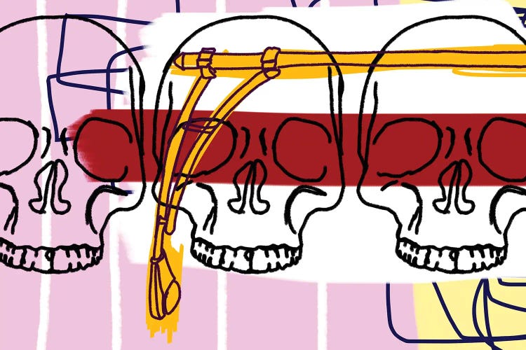 3 Knuckle Heads by Jaymie Metz wall art