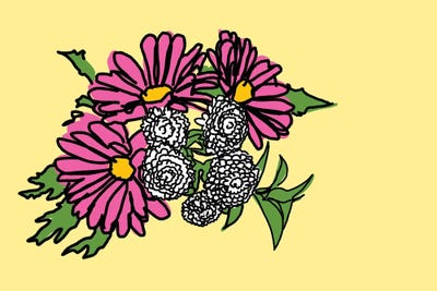 Daisies Yellow by Jaymie Metz art print