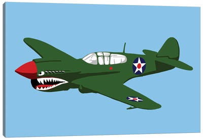 Kittyhawk Canvas Art Print - Military Aircraft Art