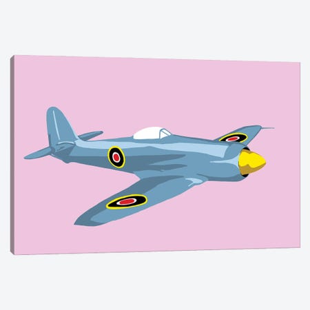 WWII Plane 3 Canvas Print #JYM250} by Jaymie Metz Canvas Artwork