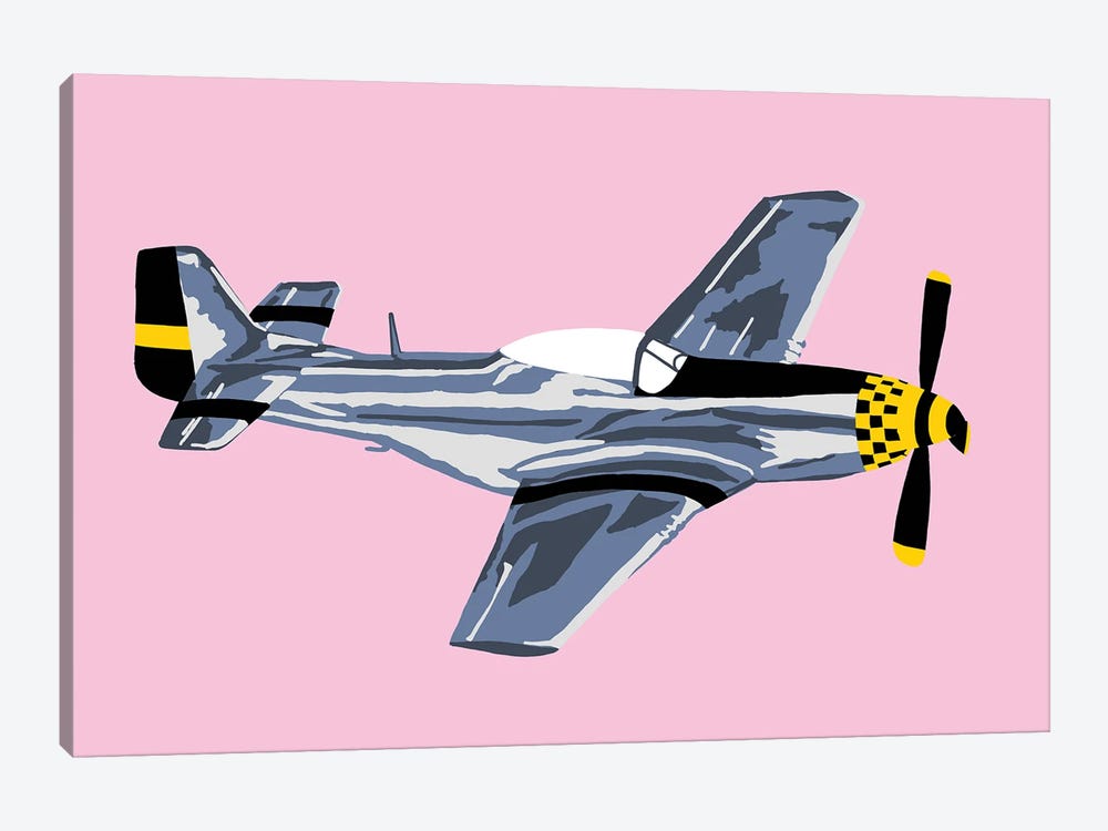 WWII Plane 7 by Jaymie Metz 1-piece Canvas Art Print