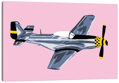 WWII Plane 7 Canvas Art Print - Jaymie Metz