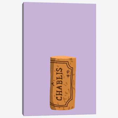 Chablis Cork Lavender Canvas Print #JYM260} by Jaymie Metz Canvas Art Print