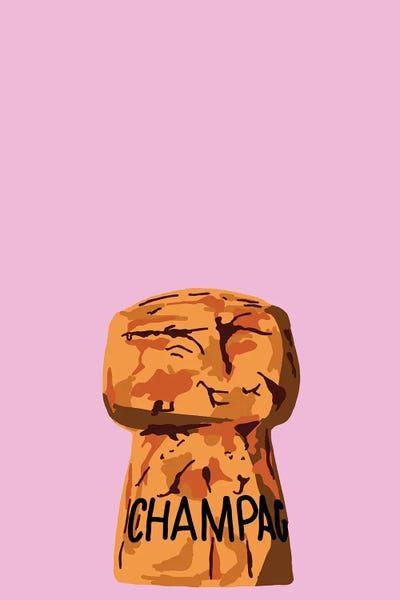Jaymie Metz: Champagne Cork Pink by Jaymie Metz