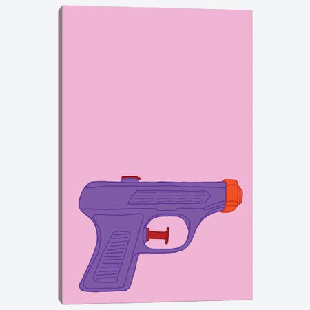 Purple Squirt Gun Pink Canvas Print #JYM276} by Jaymie Metz Canvas Print