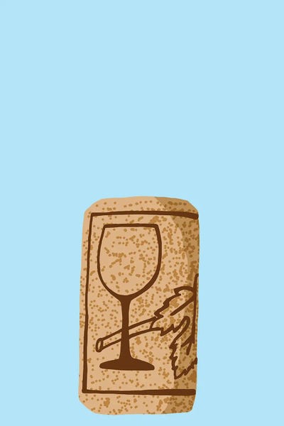 Wine Cork IV by Jaymie Metz art print