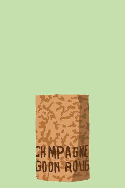 Pop Art Kitchen: Champagne Cork II by Jaymie Metz