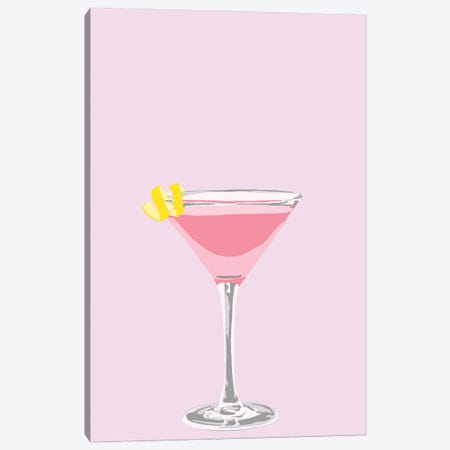 Cosmopolitan Pink Canvas Print #JYM312} by Jaymie Metz Art Print
