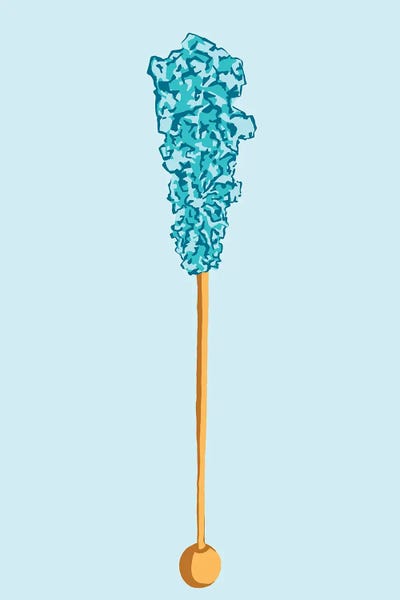 Pop Art Kitchen: Teal Rock Candy Light Teal by Jaymie Metz