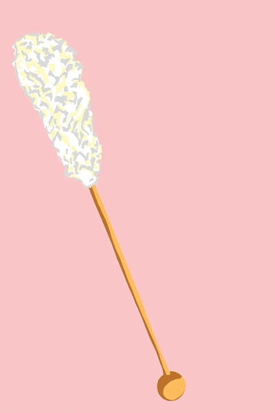 Pop Art Kitchen: White Rock Candy Pin by Jaymie Metz