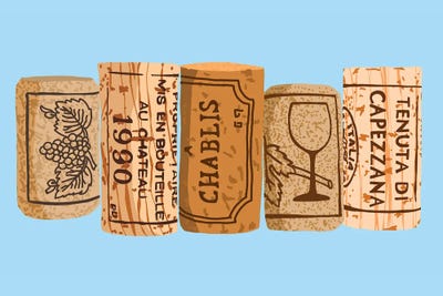 Wine Corks by Jaymie Metz art print