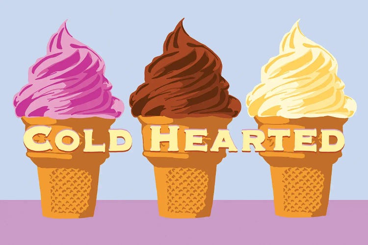 Cold Hearted by Jaymie Metz wall art