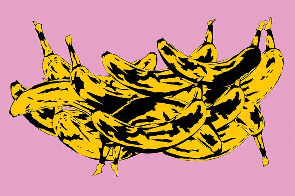Jaymie Metz: Band Of Bananas II Pink by Jaymie Metz