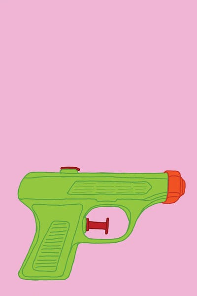Jaymie Metz: Green Squirt Gun by Jaymie Metz