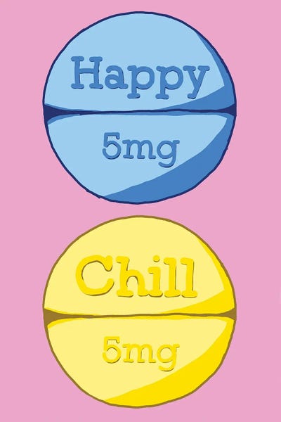 Jaymie Metz: Happy Chill Pill Pink by Jaymie Metz