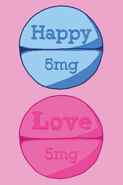 Jaymie Metz: Happy Love Pill Pink by Jaymie Metz