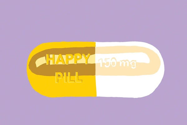 Pills: Happy Pill Lavender by Jaymie Metz