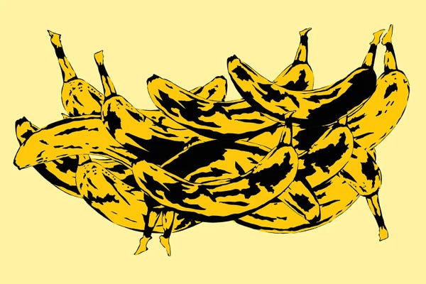 Jaymie Metz: Band Of Bananas II Yellow by Jaymie Metz