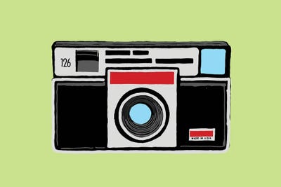 Instant Camera by Jaymie Metz art print
