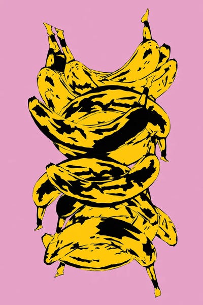Similar To Andy Warhol: Band Of Bananas Pink by Jaymie Metz