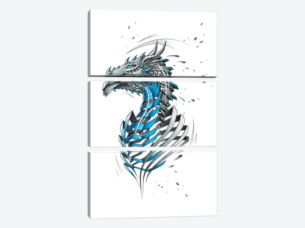 Dragon by JAYN 3-piece Canvas Print