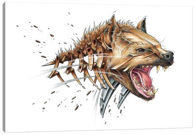 Hyena Canvas Art Print - JAYN