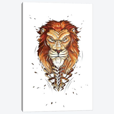 Lion Canvas Print #JYN28} by JAYN Canvas Art Print