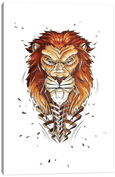 Lion Canvas Art Print - JAYN