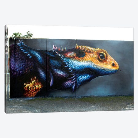 Lizard Wall I  Canvas Print #JYN34} by JAYN Canvas Art Print