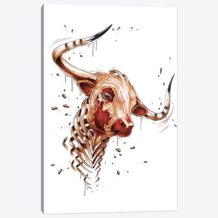 Bull Canvas Print #JYN3} by JAYN Canvas Art
